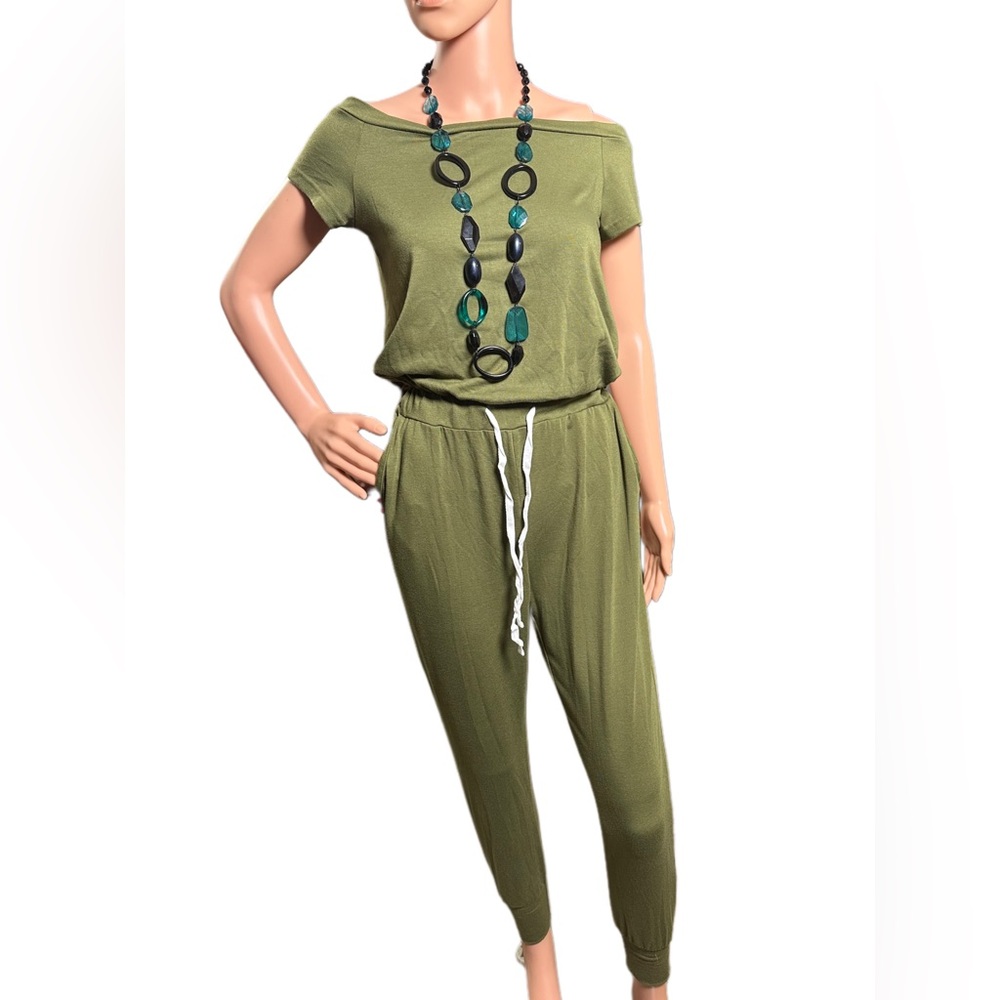 Olive Green Women's Jumpsuit